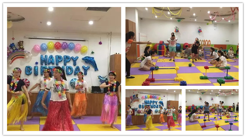 BBunion国际早教石家庄中心活动花絮：八月生日会