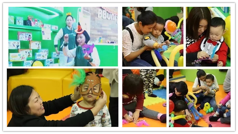 BBunion国际早教邢台中心活动花絮：万圣节，我们过得有点不一样