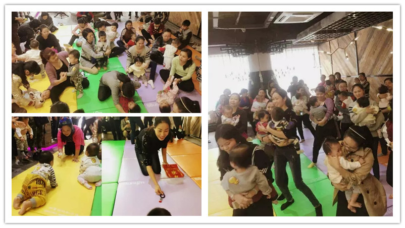 BBunion国际早教南宁中心活动花絮：宝贝爬爬赛